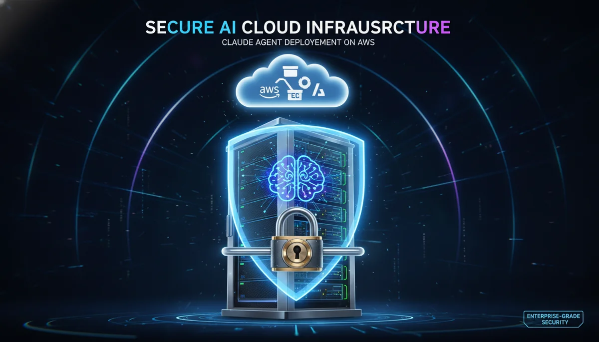 Secure cloud infrastructure for Agentive AI Employee deployment with enterprise-grade encryption and AWS hosting